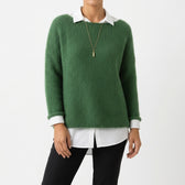 Maja Brushed Sweater - Green