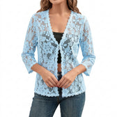 Linn Lace Cardigan - Light Blue