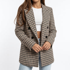 Camel Houndstooth