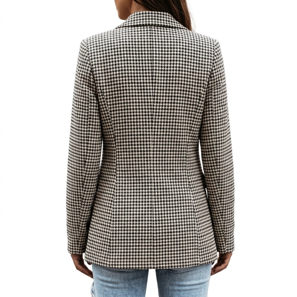 Romy Houndstooth Blazer