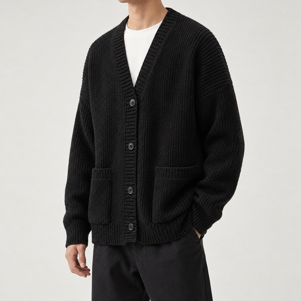 Kieran Ribbed Cardigan