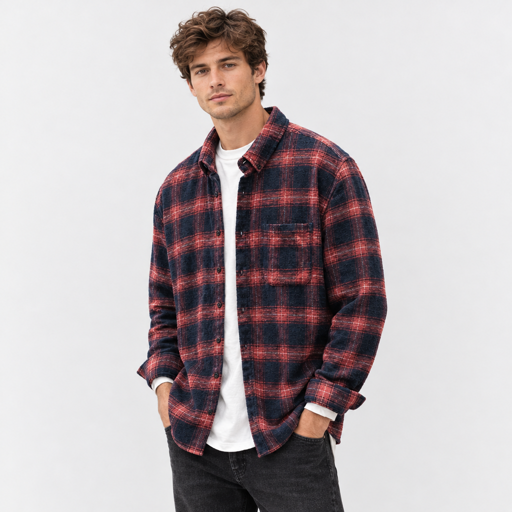 Philemon Plaid Overshirt