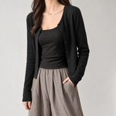 Cassia Button Front Cardigan