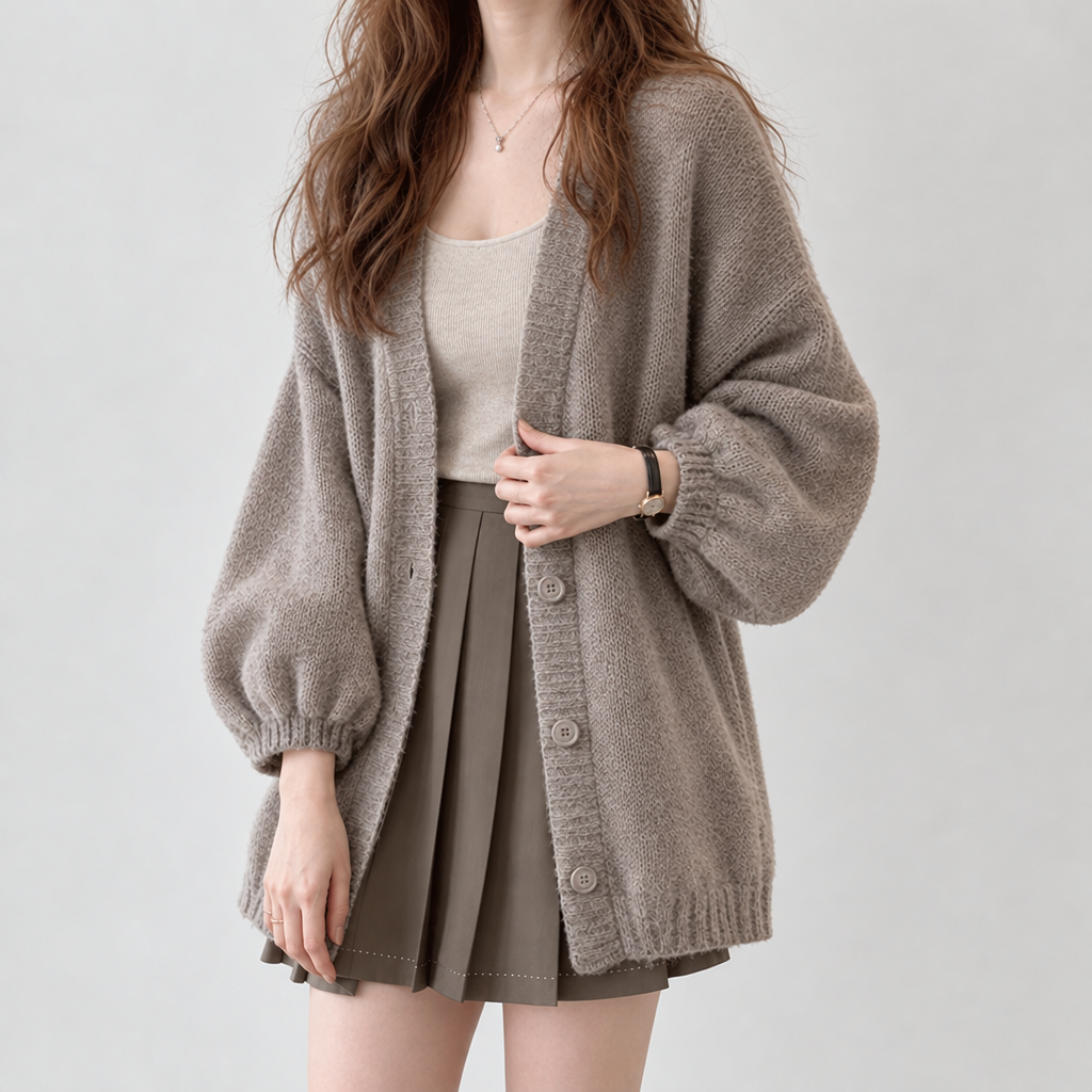 Adriana Balloon Cardigan