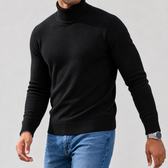 Saverio Turtleneck Sweater - Black