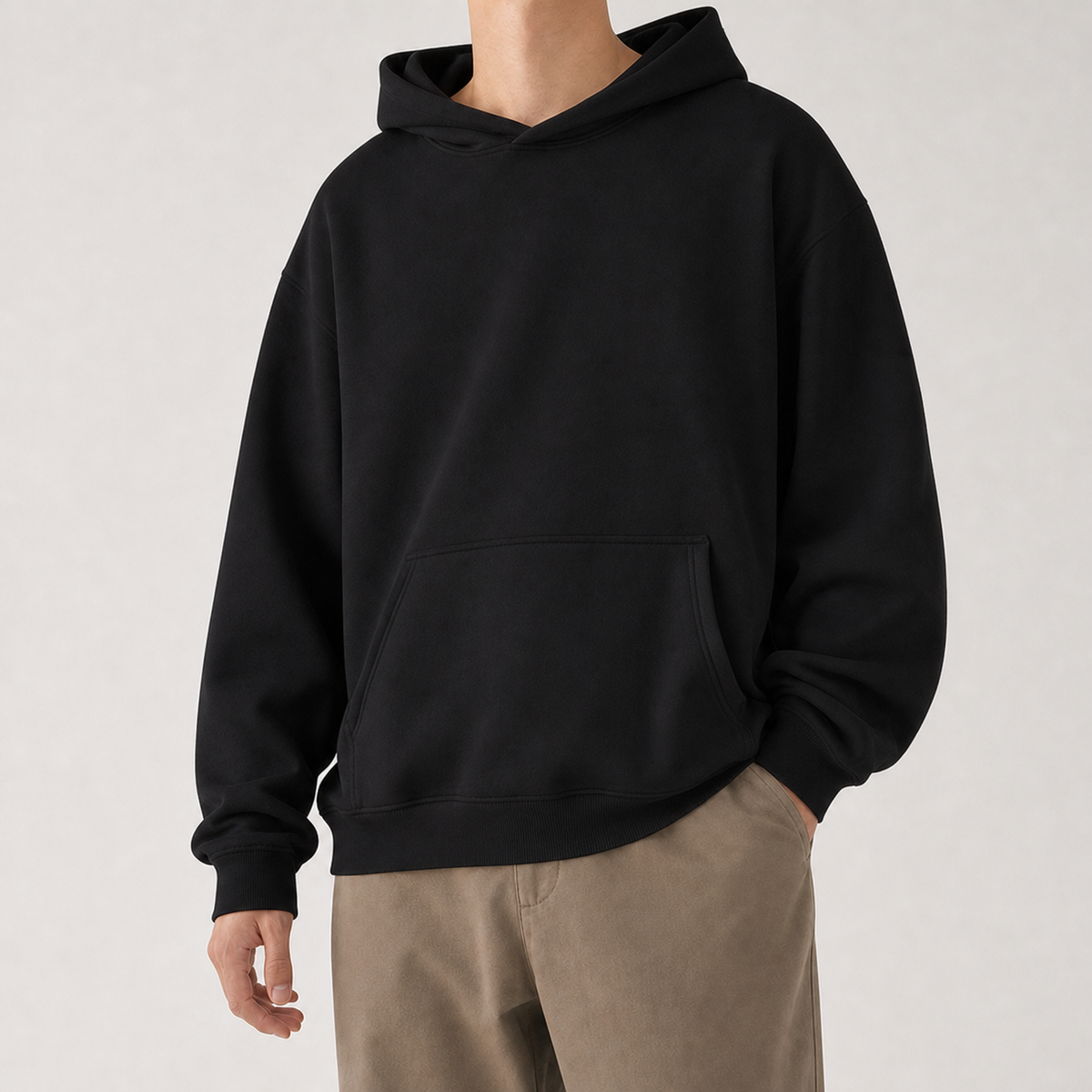 Giorgio Oversized Hoodie - Black