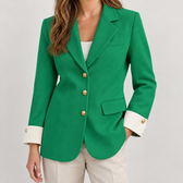 Godelieve Tailored Blazer - Green