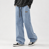 Rodolfo Wide Leg Jeans - Light Blue
