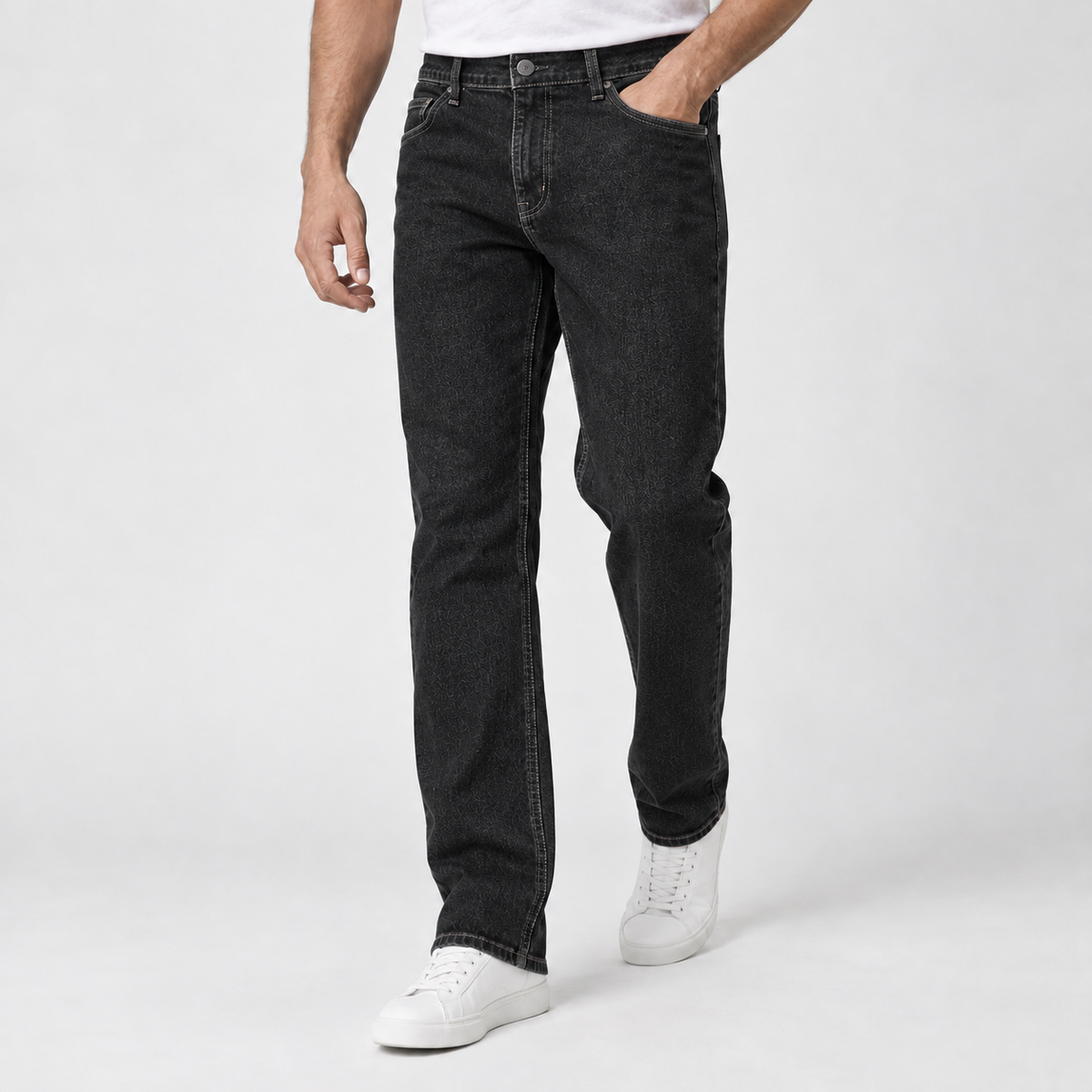 Brandur Straight Leg Jeans - Black