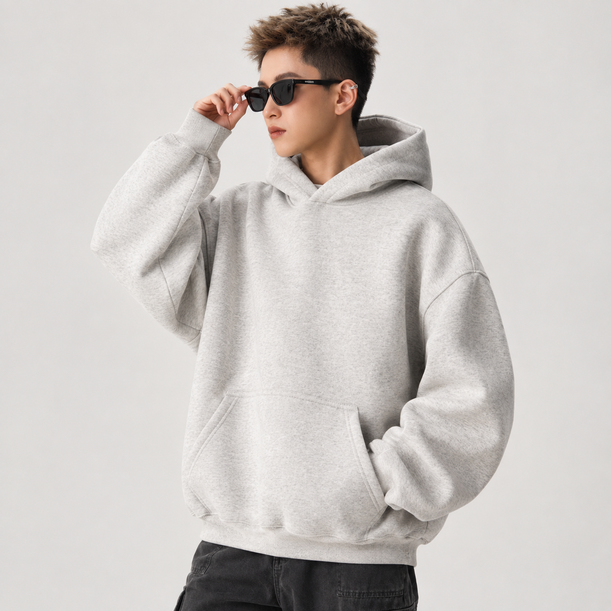 Valentin Oversized Hoodie - White