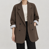 Candida Relaxed Blazer - Brown