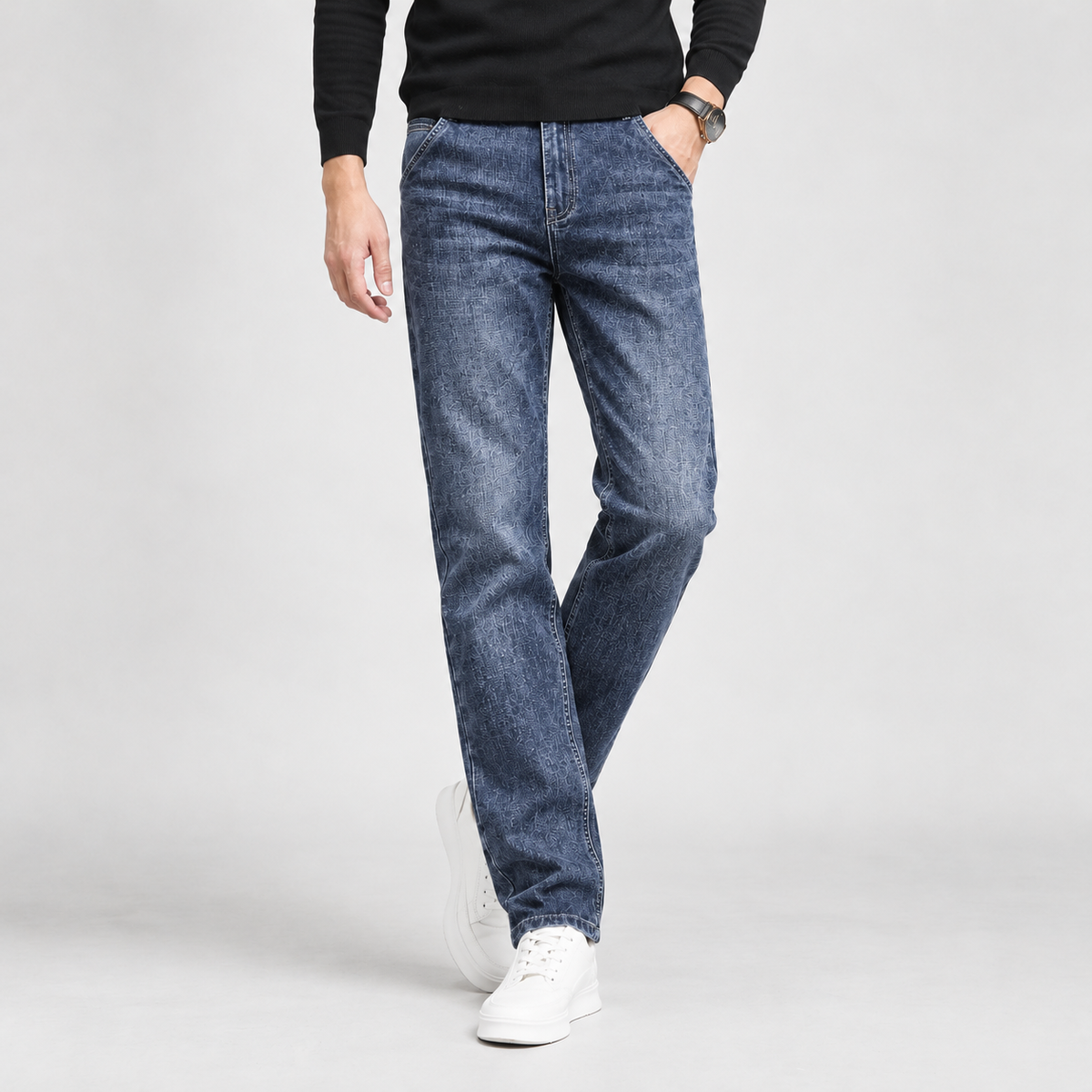 Berend Straight Leg Jeans - Blue Gray Xk