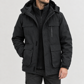 Antolin Three In One Jacket - Black