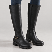 Roncalli Buckle Boots - Black