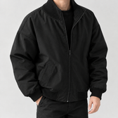 Bergsteinn Ribbed Collar Jacket - Black