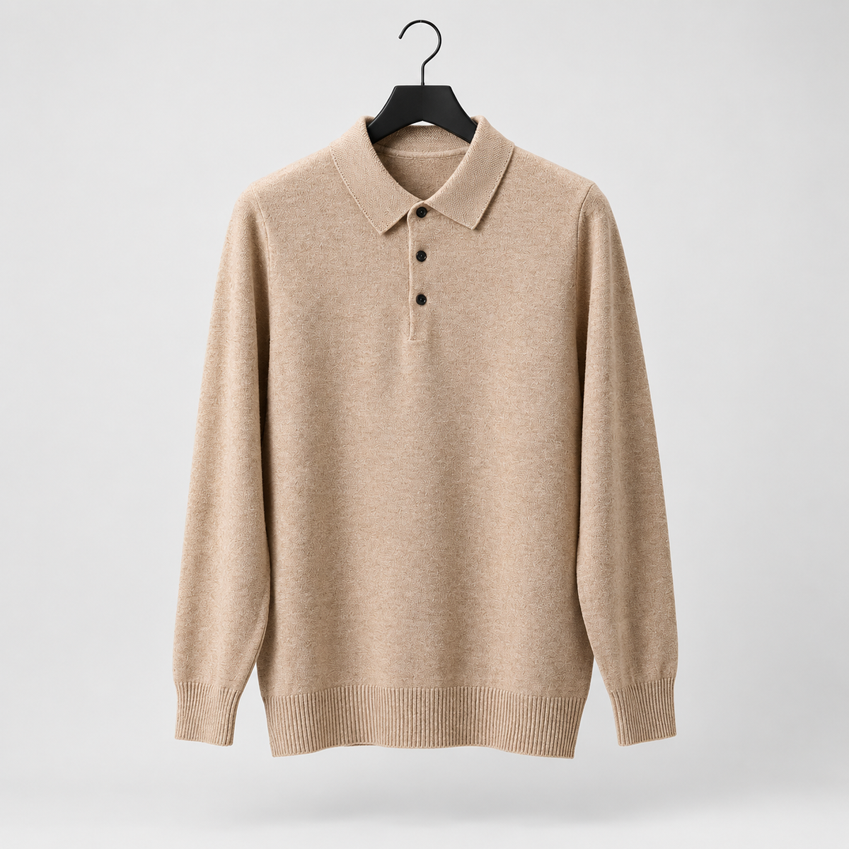 Lucian Polo Sweater - Camel
