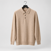 Lucian Polo Sweater - Camel