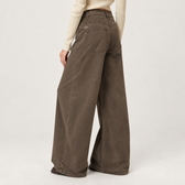 Ilaria Wide Leg Pants - Brown