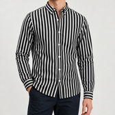 Hippolyte Striped Shirt - Black