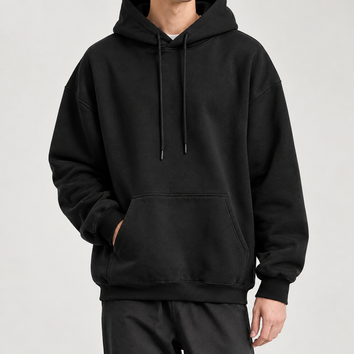Alain Oversized Hoodie - Black