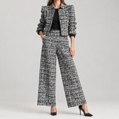 Isabelle Wide Leg Set - Black