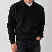 Arnaldur Polo Sweater - Black