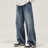 Harri Wide Leg Jeans - Blue