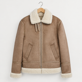 Vincent Aviator Jacket - Mink