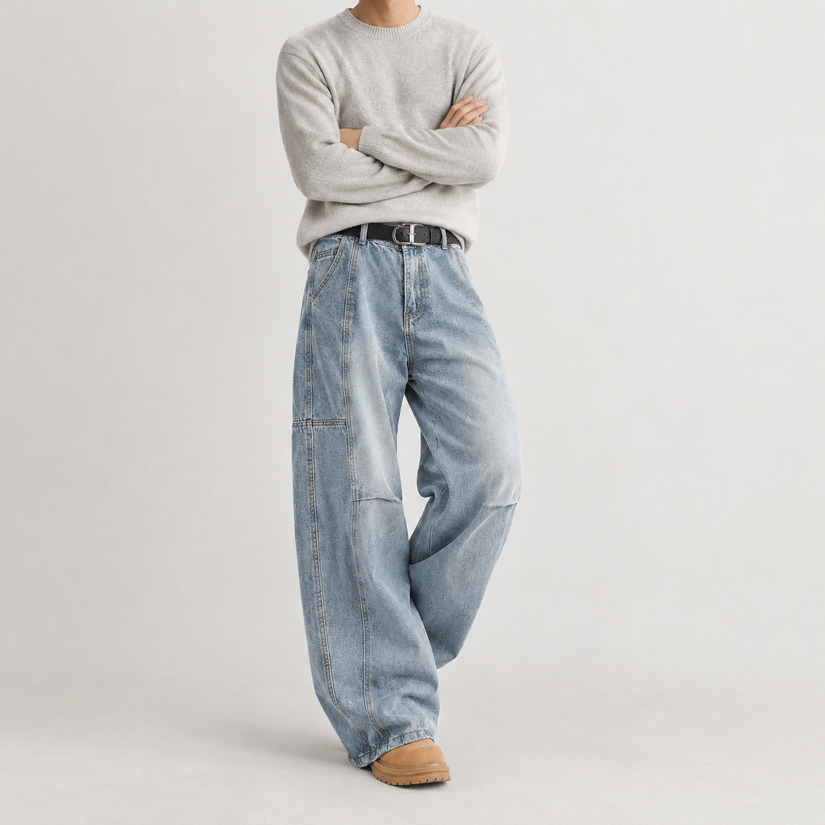 Enrico Loose Jeans - Light Blue