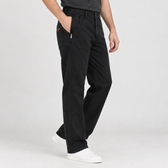 Flemming Straight Leg Pants - Black