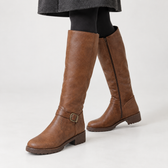 Birgitte Buckle Riding Boots - Yellow