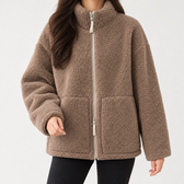Vilma Teddy Zip Jacket - Of Coffee