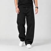 Eduardo Wide Leg Jeans - Black