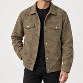 Rolf Botanical Jacket - Deep Khaki