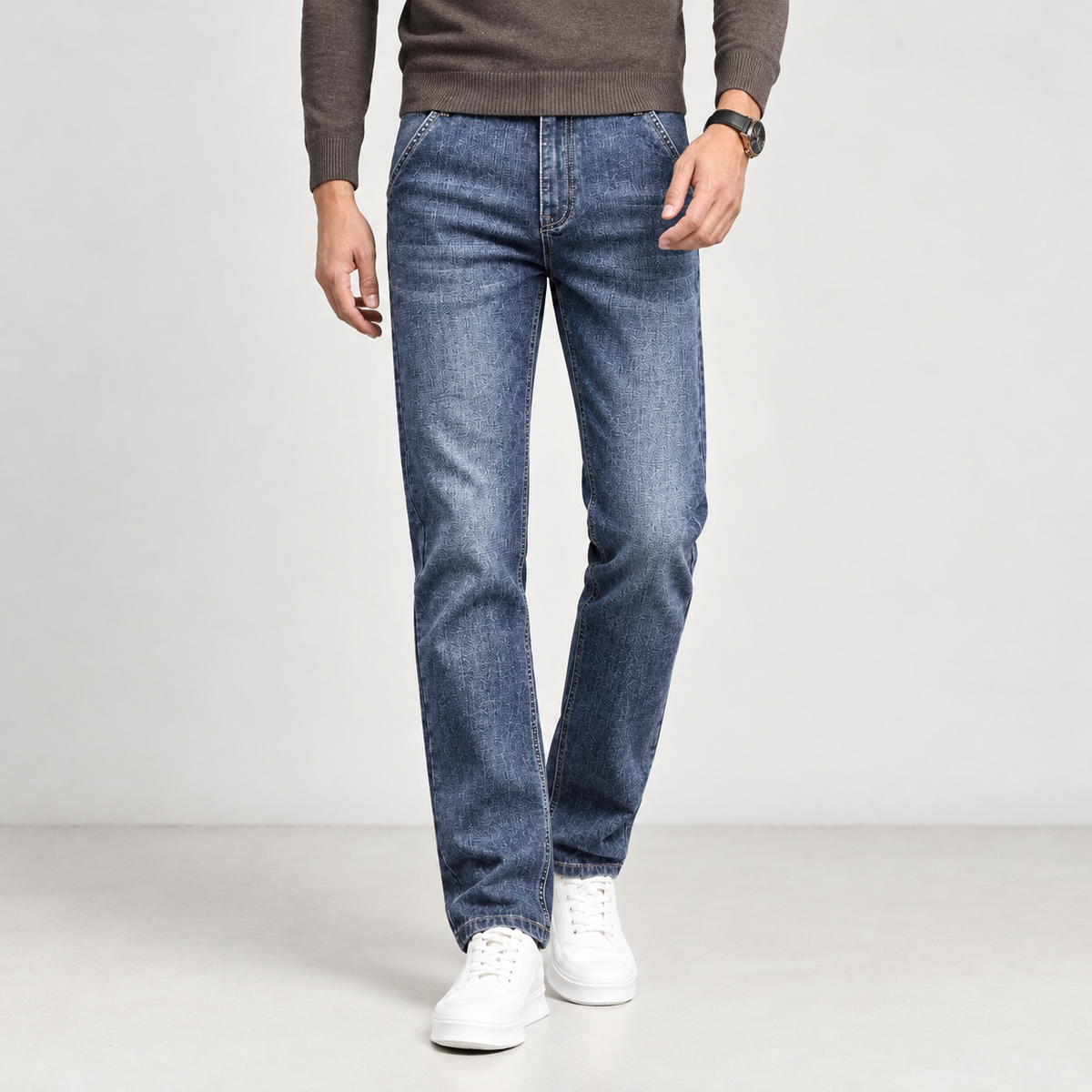 Brage Straight Leg Jeans - Blue Gray Xk