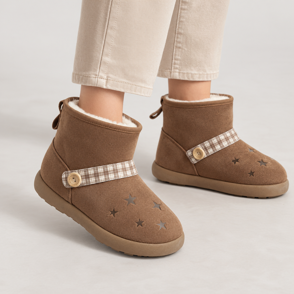 Gherardi Fleece Lined Boots - Brown