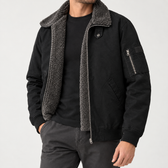 Torsten Fleece Lined Jacket - Black