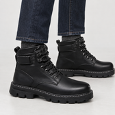 Vittorio Lace-Up Boots - Black