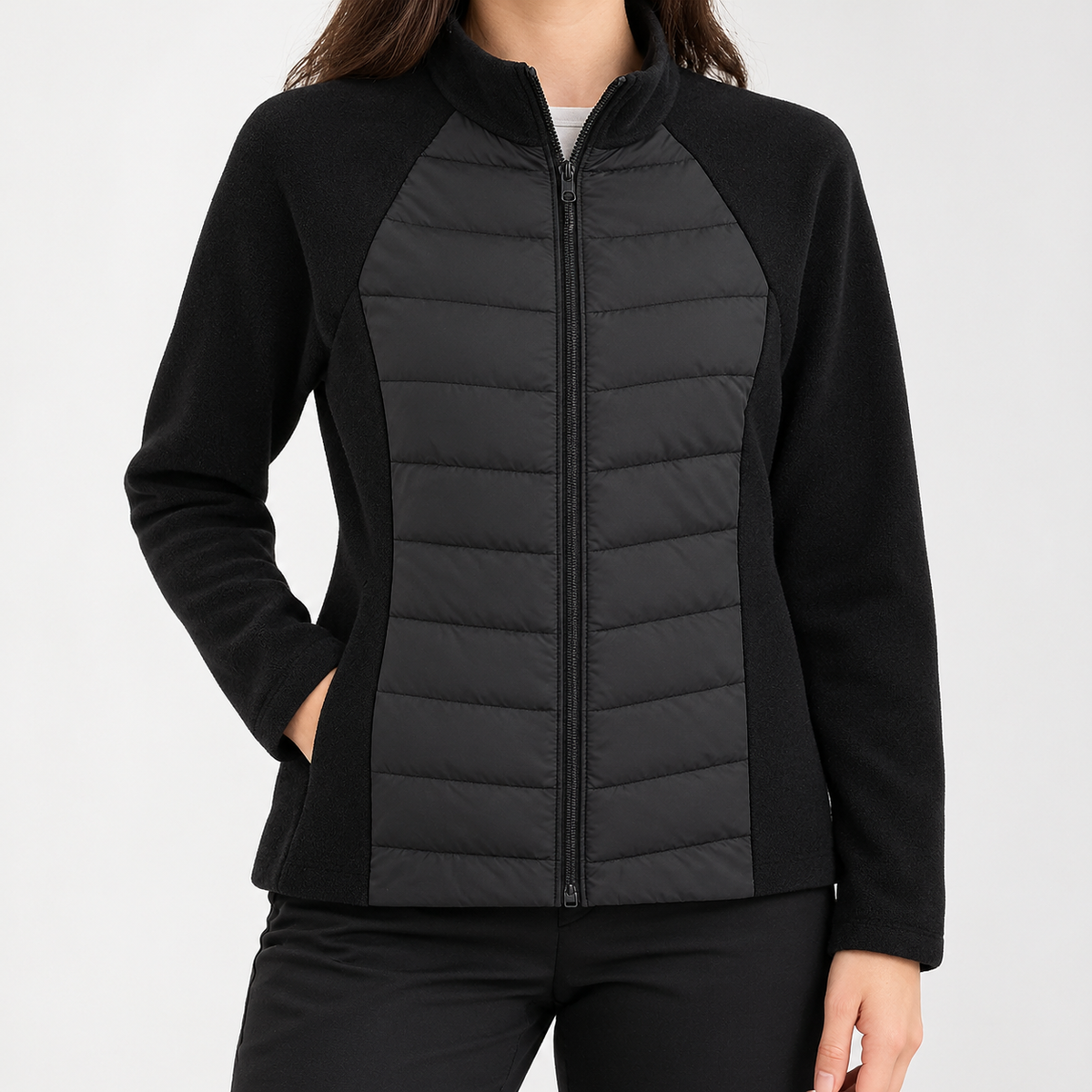 Amara Quilted Jacket - Black