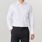 Orson Point Collar Shirt - White