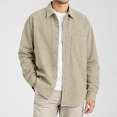 Emil Relaxed Overshirt - Khaki