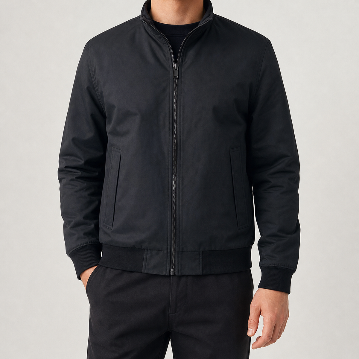 Aritz Zip Jacket - Black