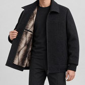 Asbjorn Ribbed Zip Jacket - Black