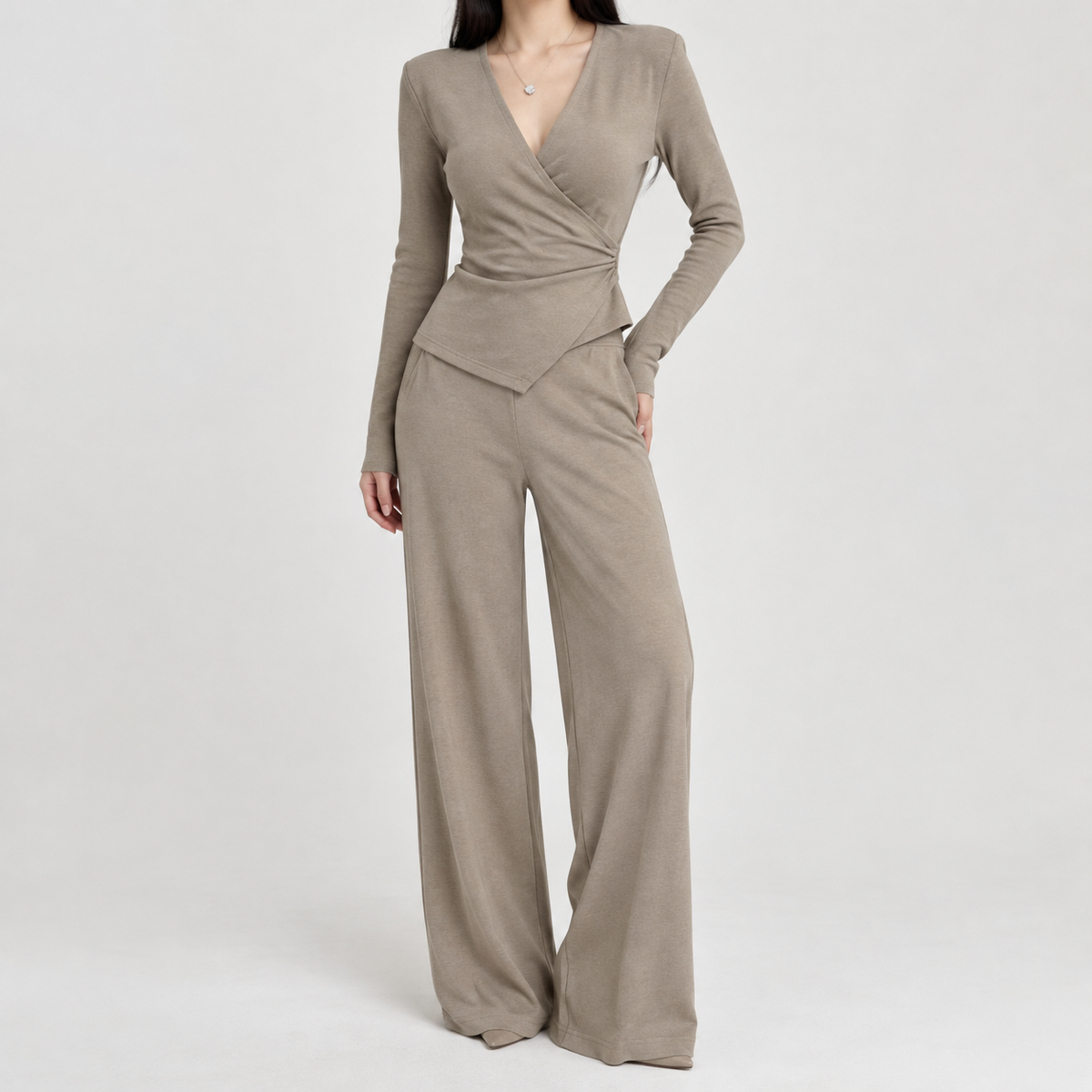 Patricia Wrap Set - Khaki