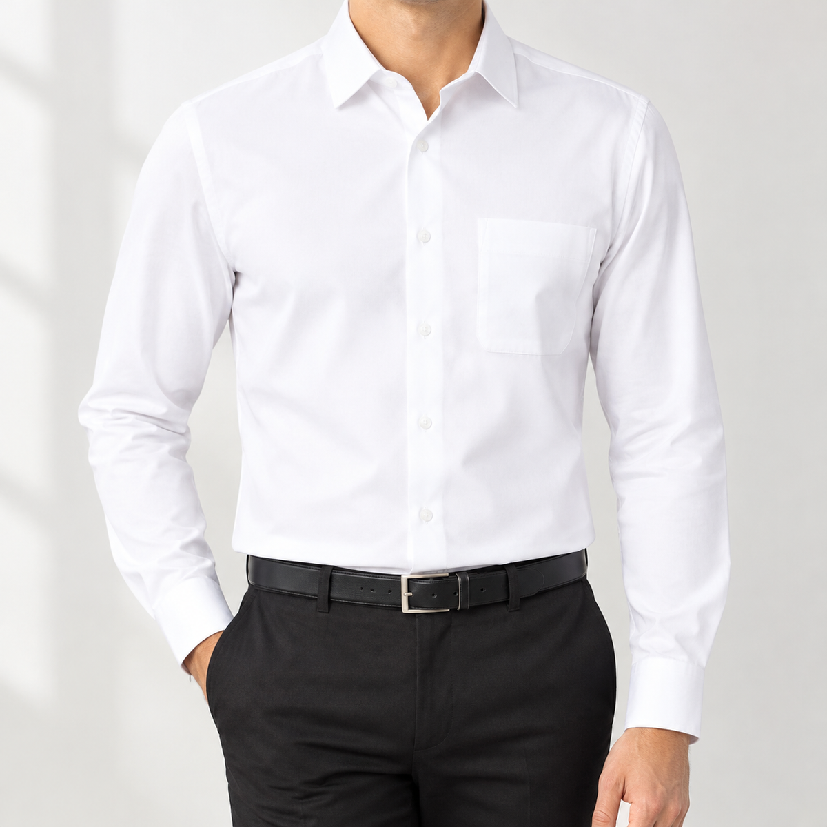 Renato Slim Fit Shirt - White