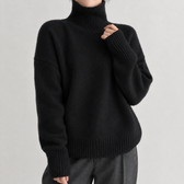 Matilde High Neck Sweater - Black