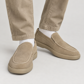 Chiel Suede Loafers - Khaki