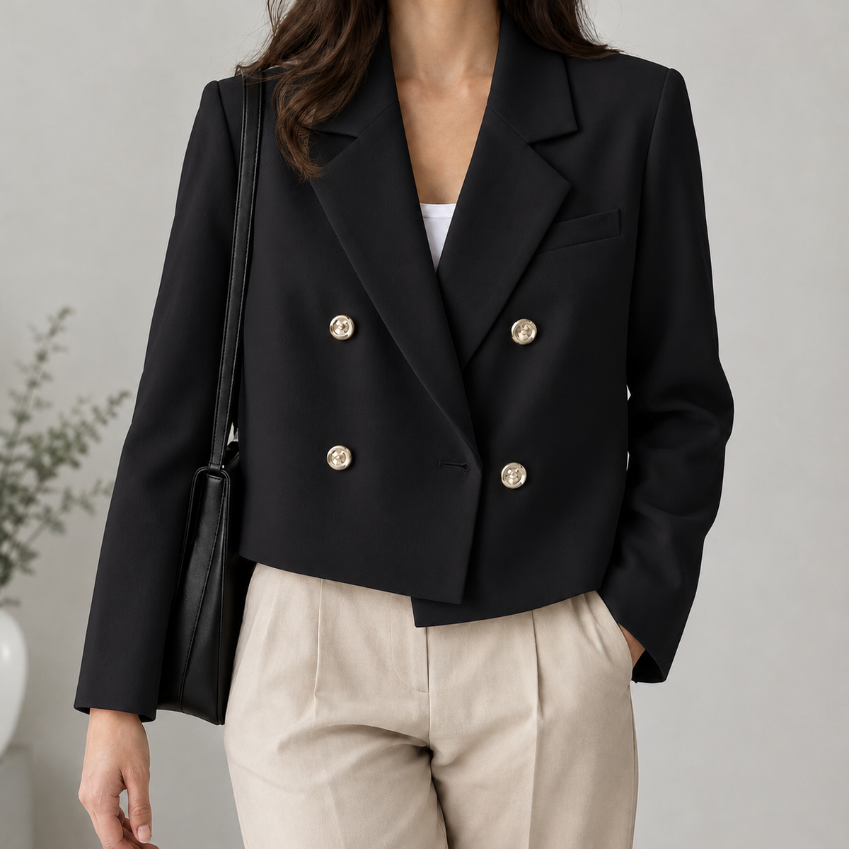 Alida Tailored Blazer - Black