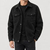 Egill Corduroy Jacket - Black