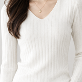 Aline V Neck Sweater - Lead Product Detail